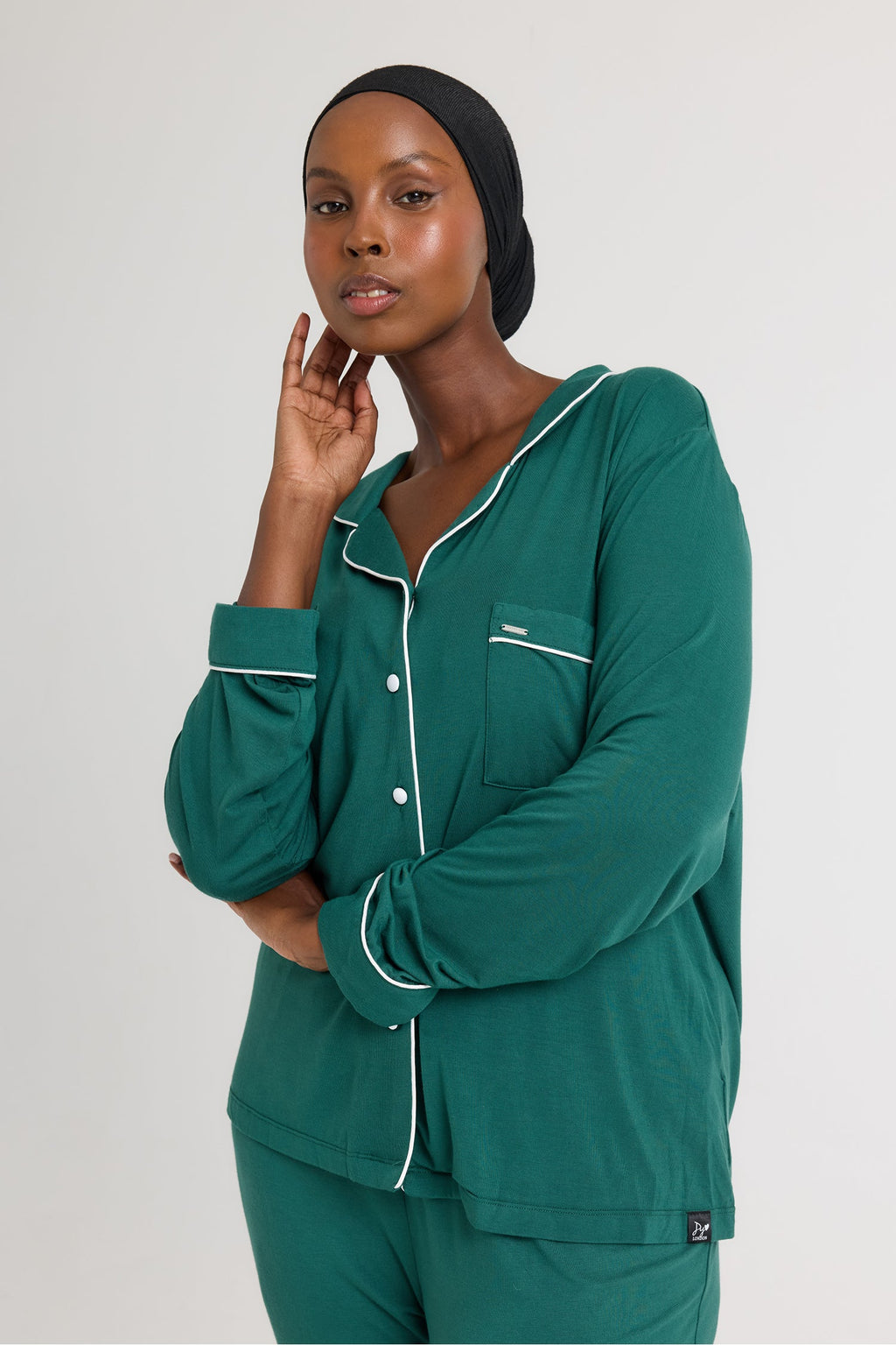 Bamboo Pajama Set in Green