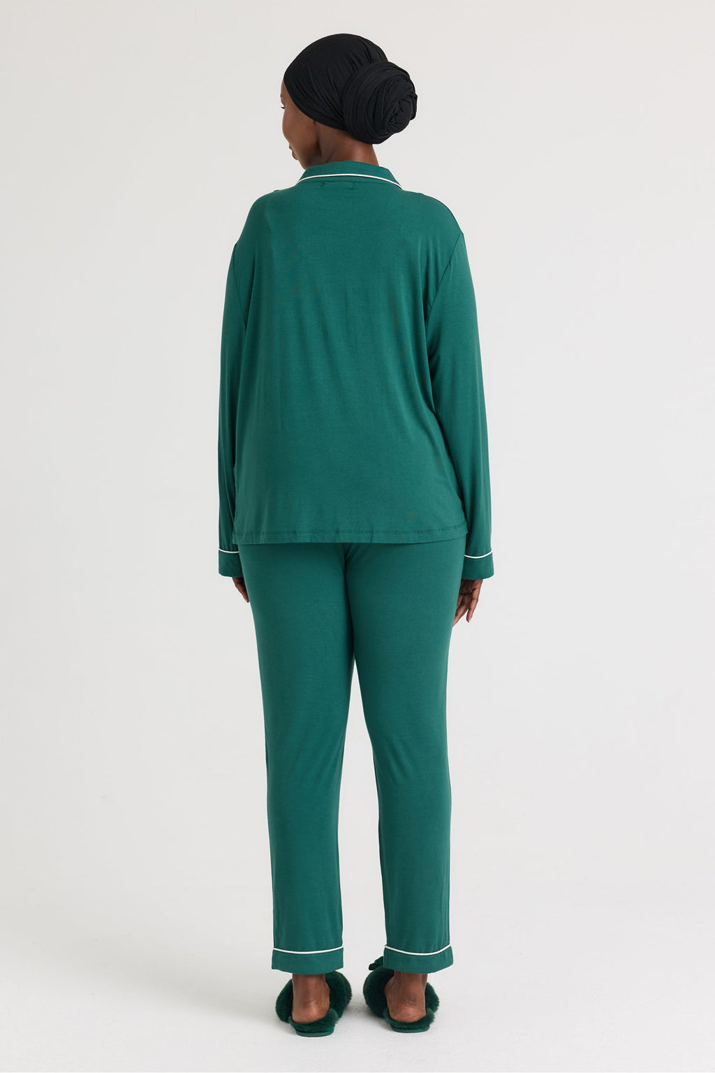 Bamboo Pajama Set in Green