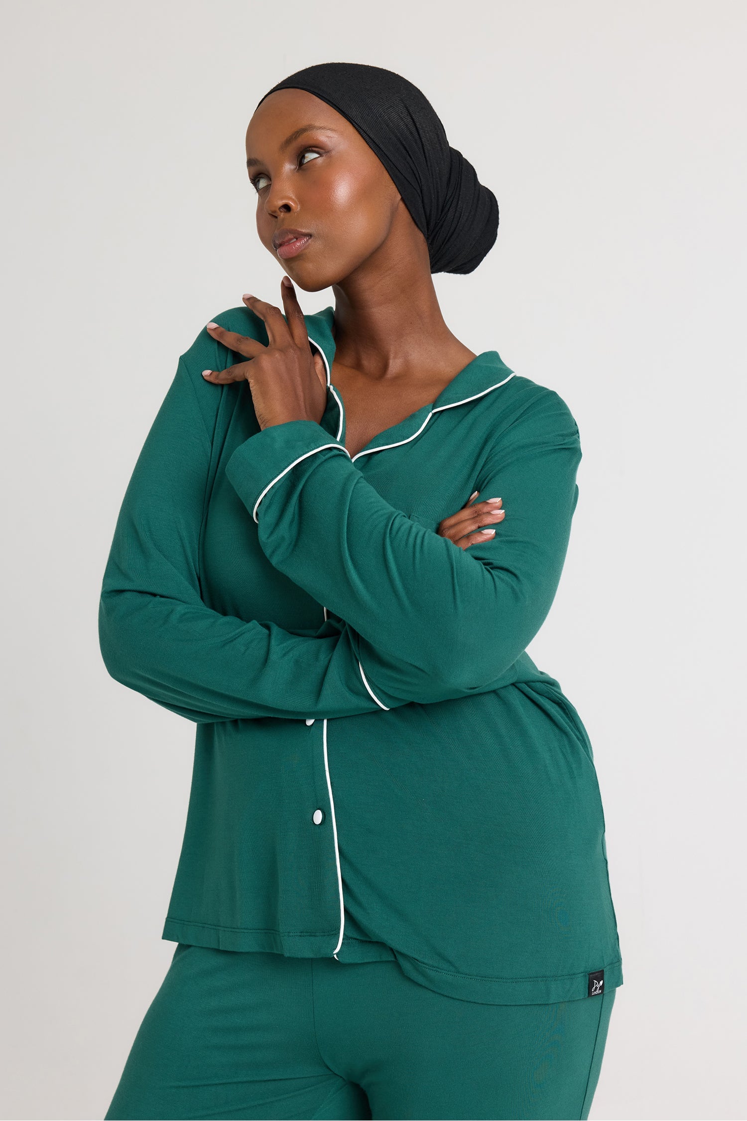 Bamboo Pajama Set in Green
