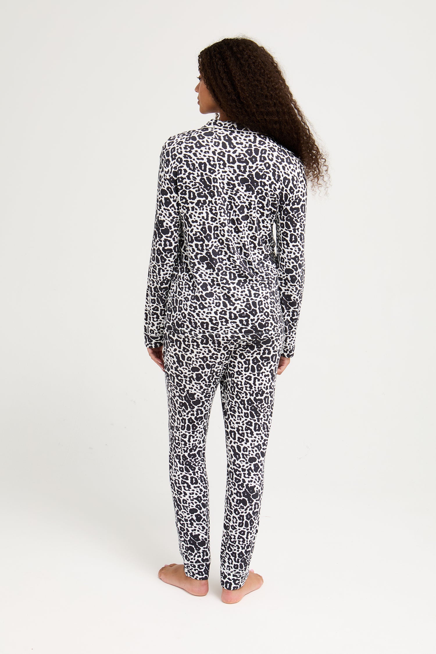 Bamboo Pajama Set in Luxe Leopard