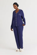 Bamboo Pajama Set in Midnight