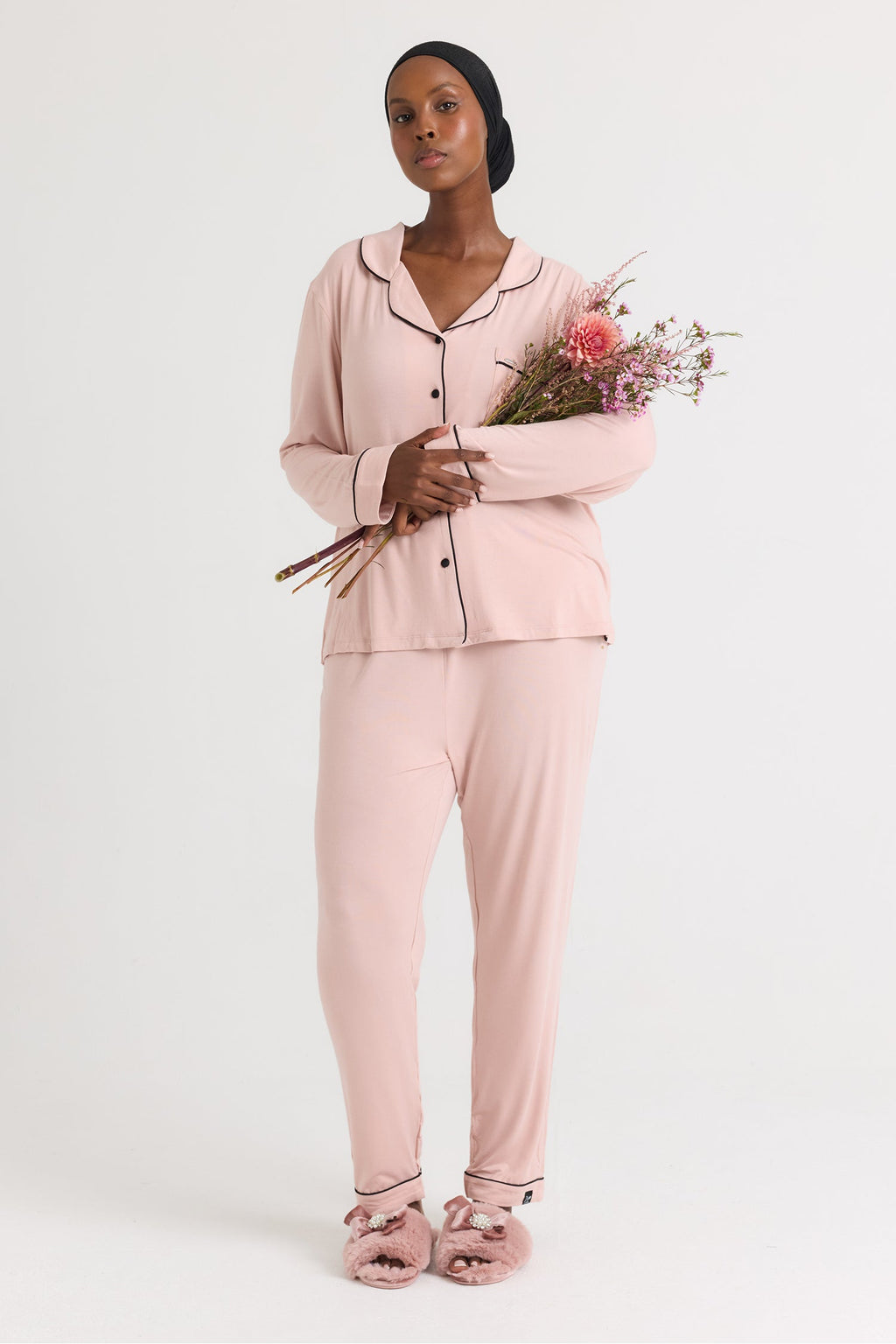 Bamboo Pajama Set in Pink