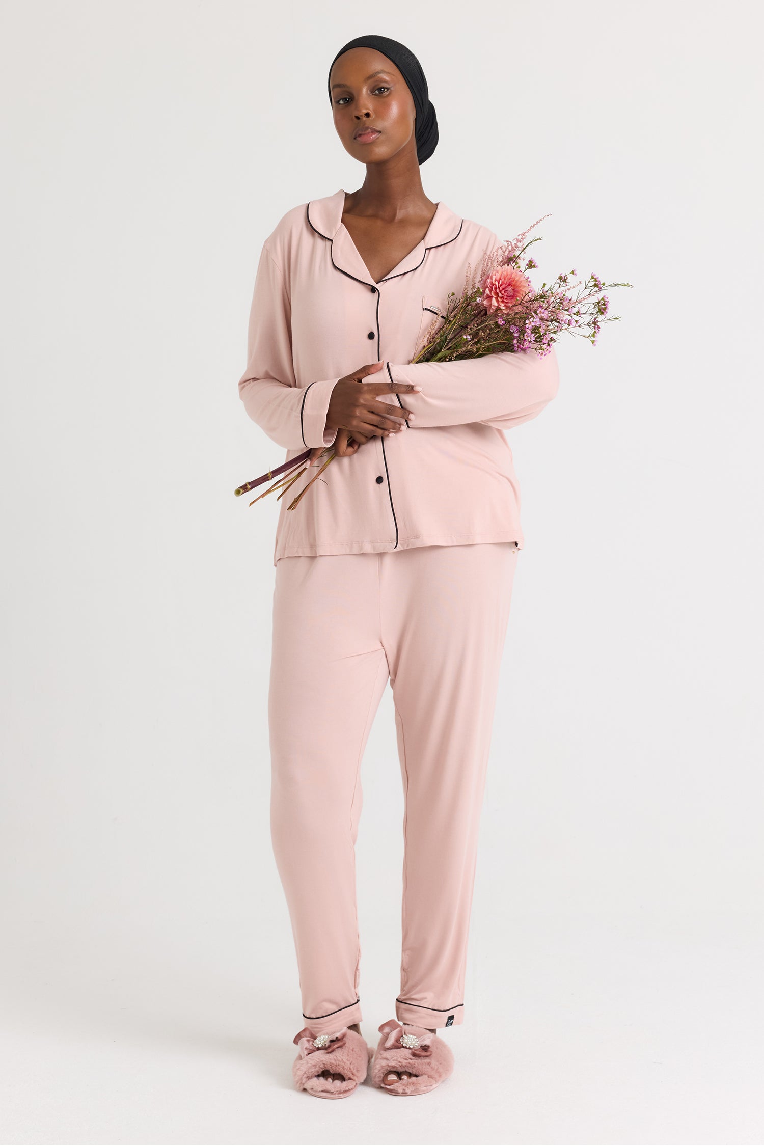 Bamboo Pajama Set in Pink