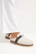 Jordan Mule Slippers in Off-White